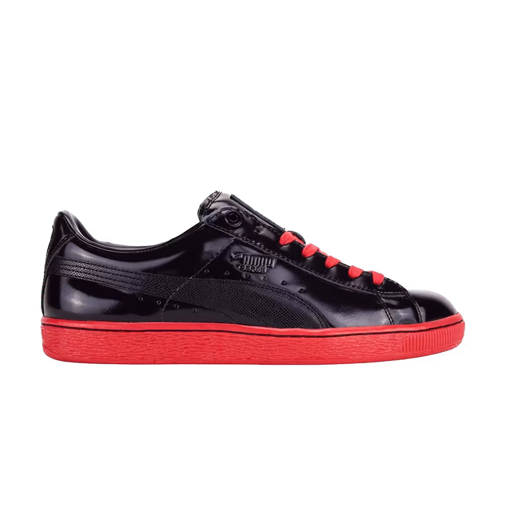 Meek Mill x Puma Basket Patent Black Red
