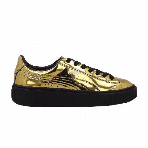 Puma Wmns Basket Platform 'Metallic Gold'