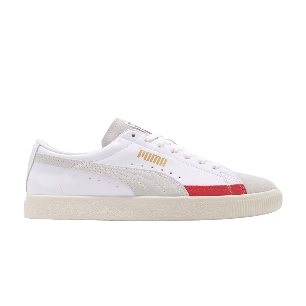 Puma Basket 90680 L White High Risk Red