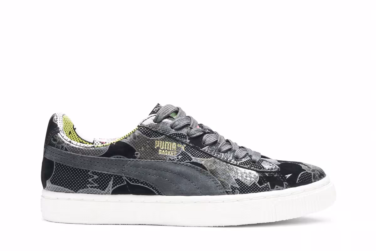YO! MTV RAPS x Puma Basket 68 Print Black Comic, view 2