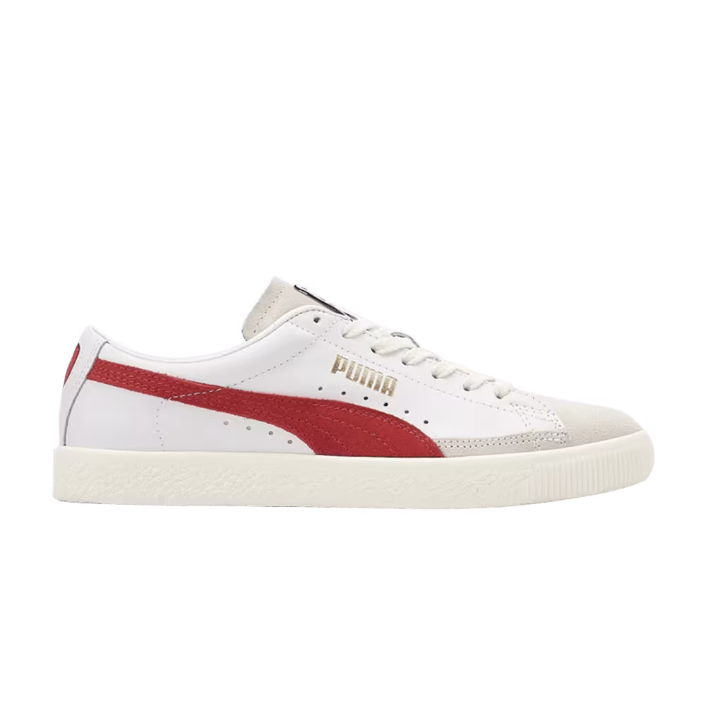Puma Basket Vintage White High Risk Red