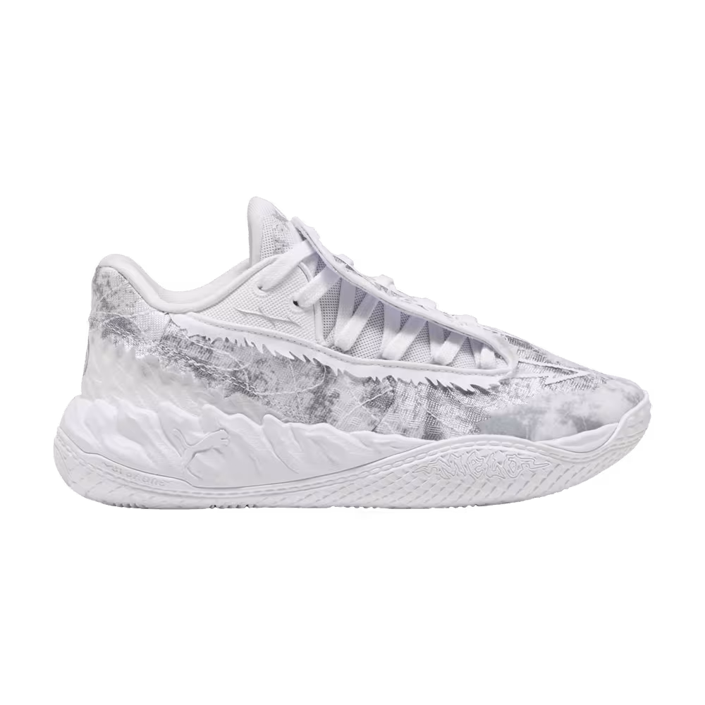 Puma MB.05 Lo Team Big Kid White Gray Echo