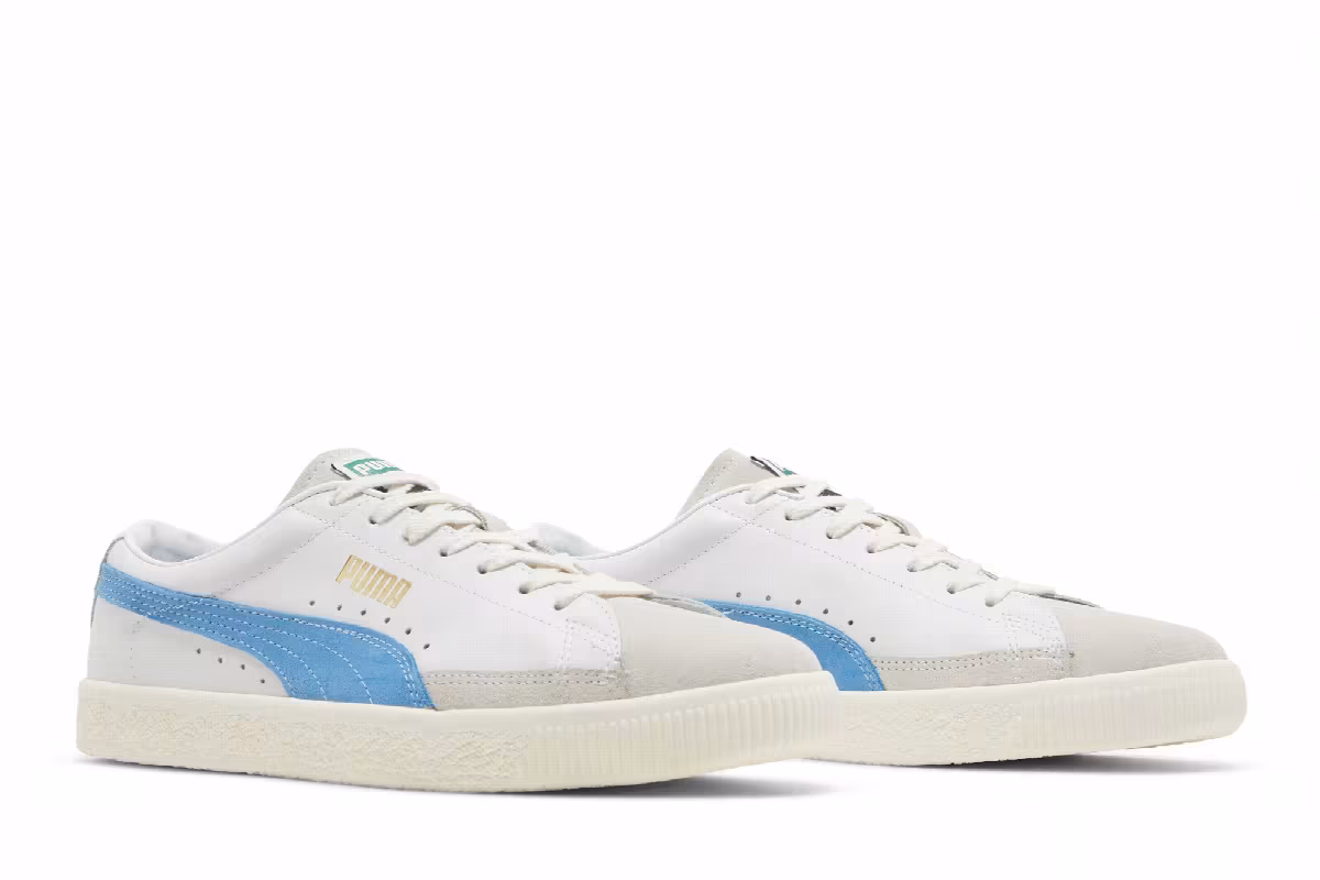 Puma Basket Vintage White Ocean Dive, view 9