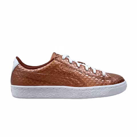 Puma Basket Metallic Emboss Jr 'Copper Rose'