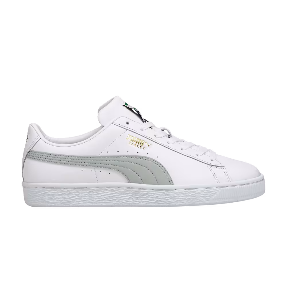 Puma Basket Classic 21 White Glacial Blue