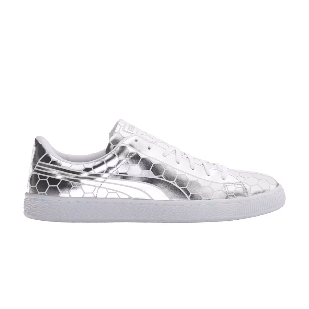 Puma Basket Classic Metallic Silver