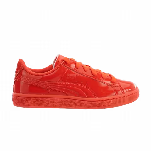 Puma Basket Classic Patent Little Kids 'Red Blast'