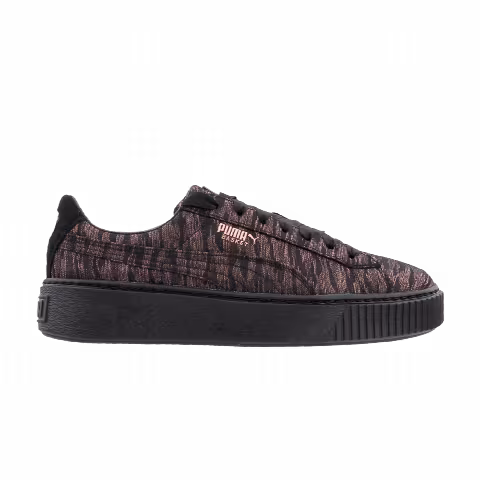 Puma Wmns Basket Platform 'Velvet Rope - Black'