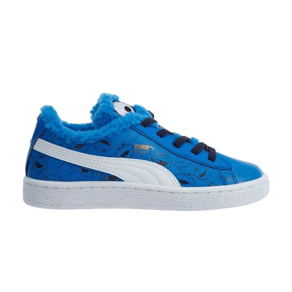 Sesame Street x Puma Basket CM Little Kids Cookie Monster