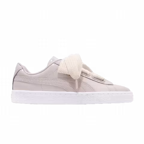 Puma Wmns Basket Heart Patent 'Silver Grey'