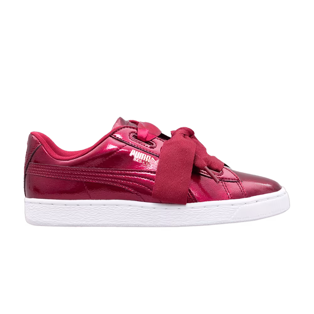 Puma Basket Heart Glam Jr Tibetan Red
