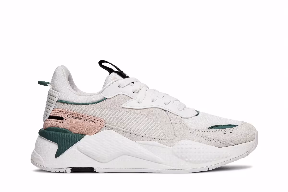 Puma Women's RS-X Reinvent White Blue Spruce, view 2