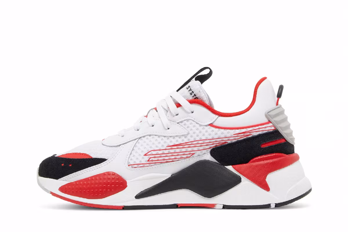 Puma RS-X White High Risk Red, view 4