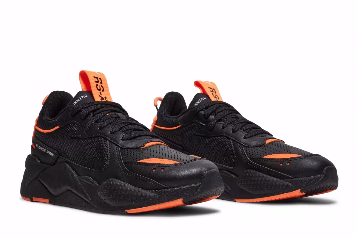 Puma RS-X Winterized Black Ultra Orange, view 9