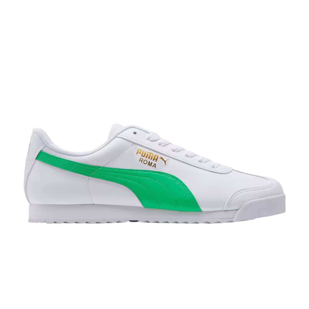 Puma Roma Basic Plus White Irish Green