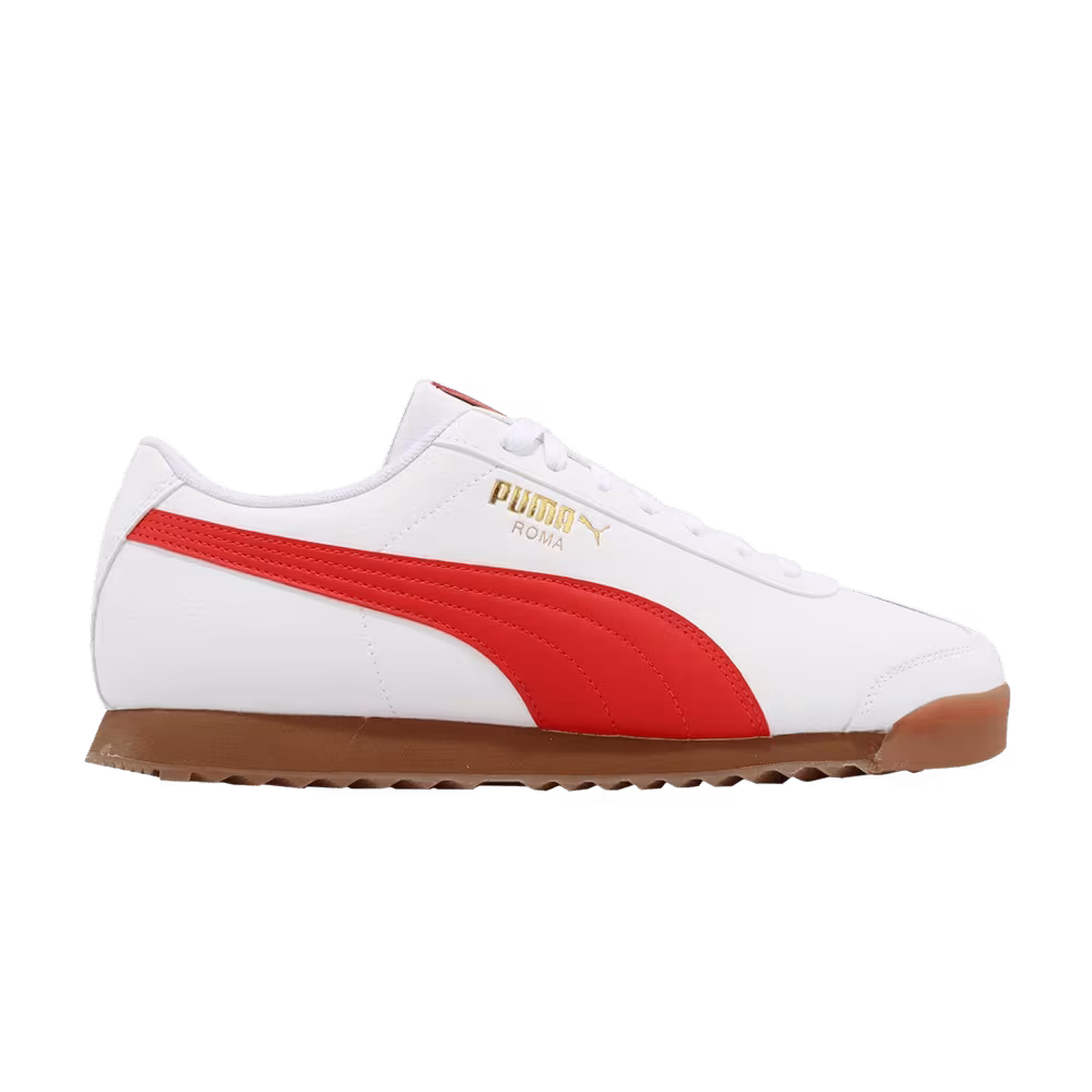 Puma Roma RWB White Red Blue Mismatch