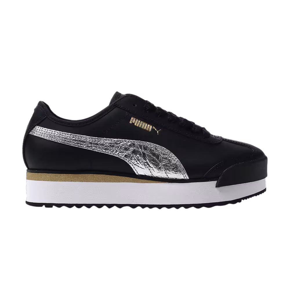 Puma Women's Roma Amor Metallic Black Metallic Silver