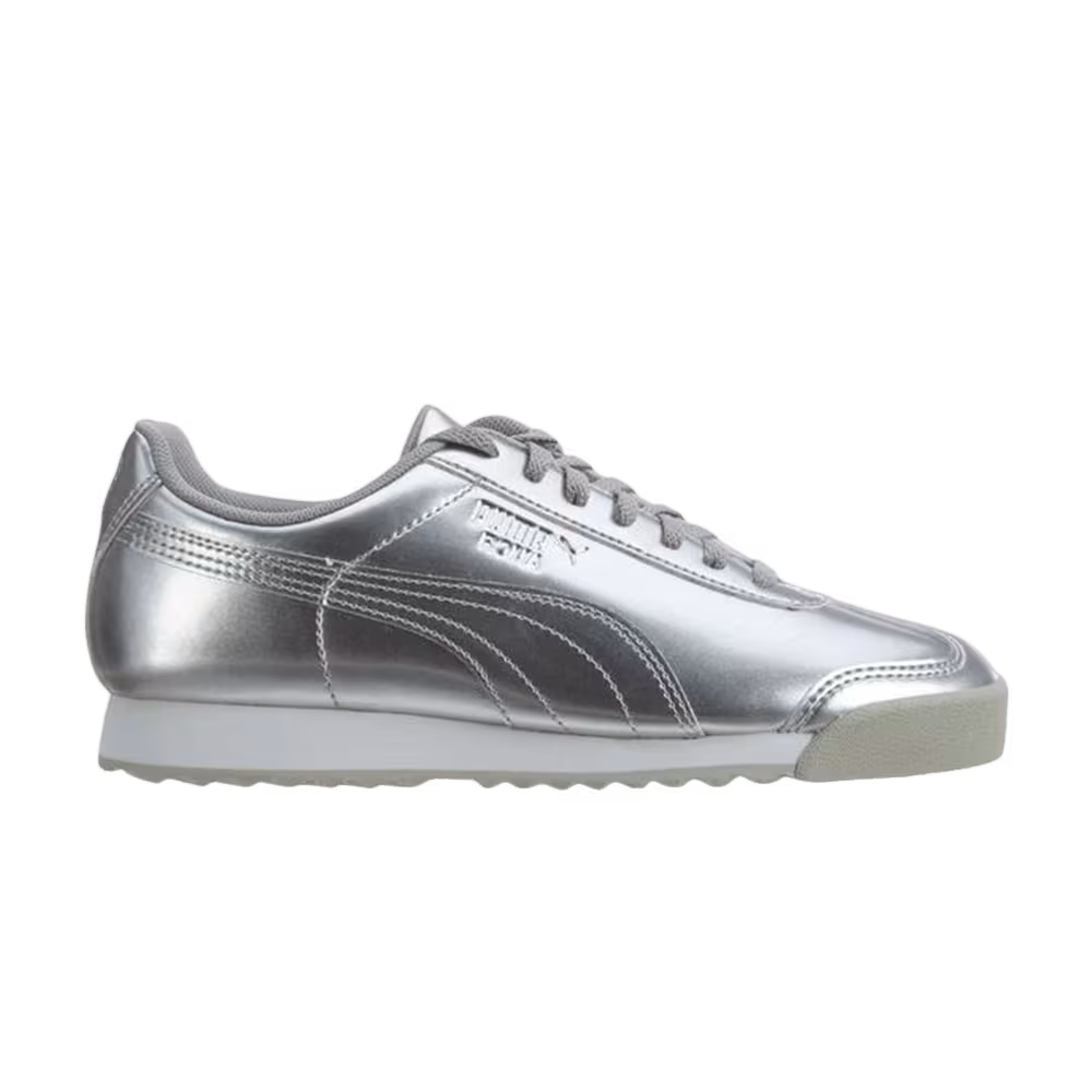 Puma Roma Jr Patent Silver