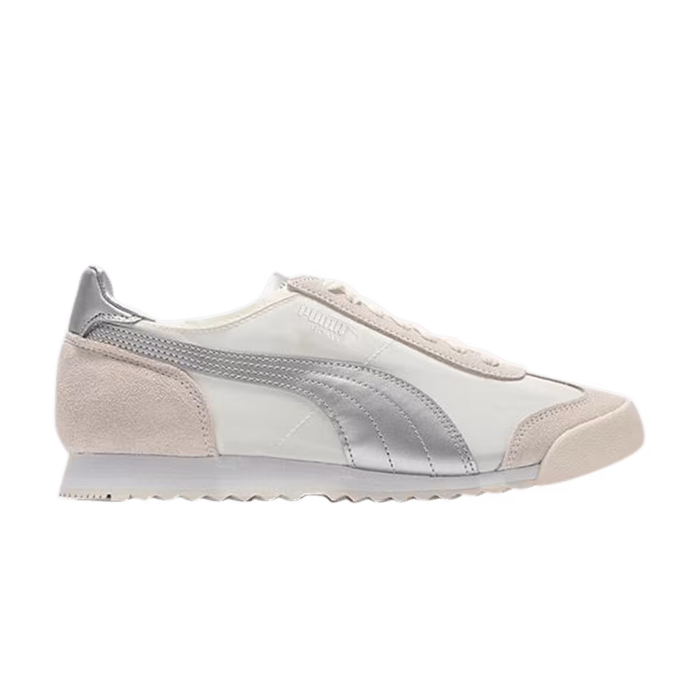 Puma Roma OG Nylon Metallic Whisper White Silver