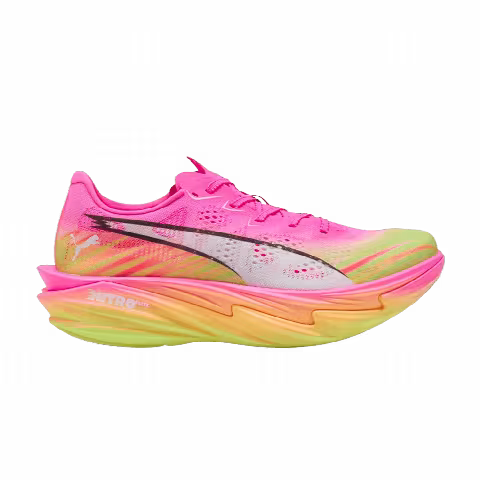 Puma Wmns Deviate Nitro Elite 4 'Poison Pink Yellow Alert Bright Aqua'
