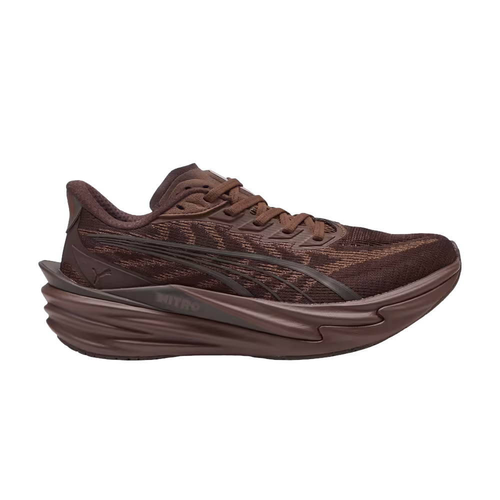 Puma Women's Deviate Nitro 4 Espresso Brown Russet Brown