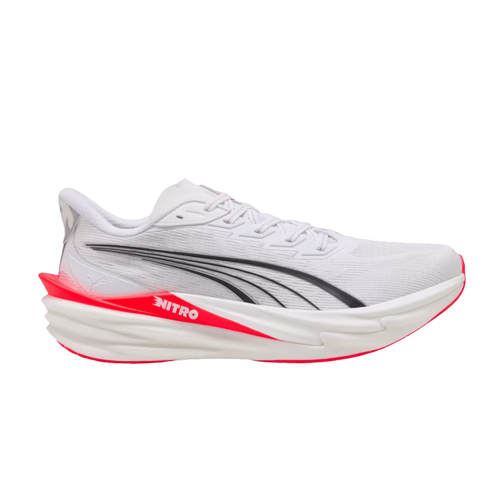 Puma Deviate Nitro 4 White Ultra Red