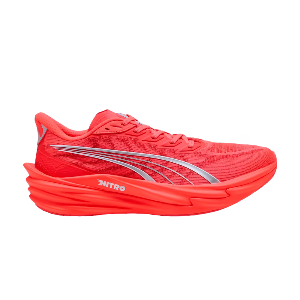 Puma Deviate Nitro 4 Ultra Red Silver