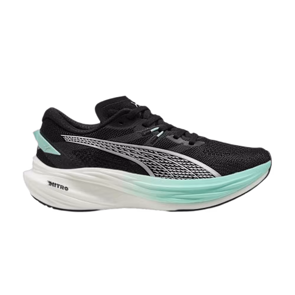 Puma Women's Deviate Nitro 3 Black/Mint Melt
