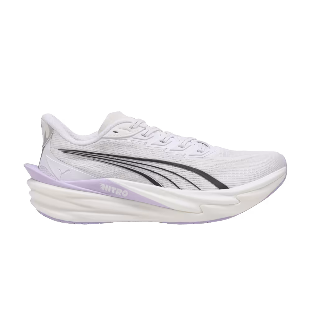 Puma Women's Deviate Nitro 4 White Light Lavender