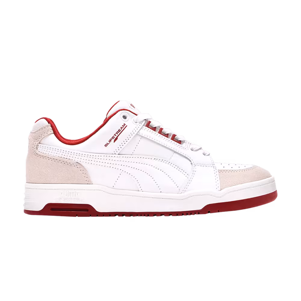 Puma Slipstream Lo White Intense Red