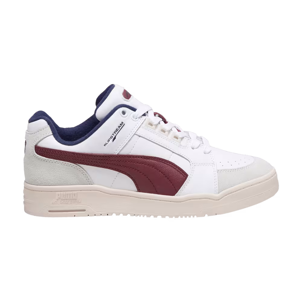 Puma Slipstream Lo White Team Regal Red