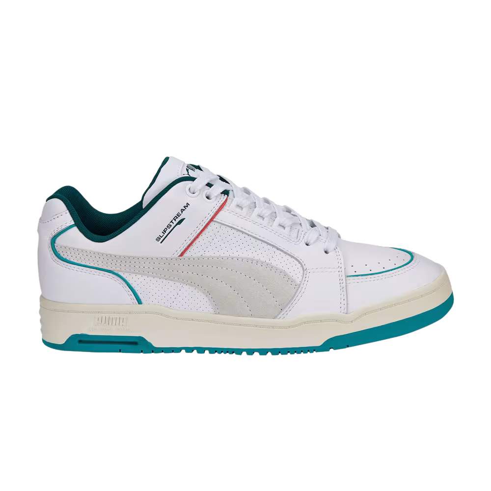 Puma Slipstream Lo White Deep Aqua