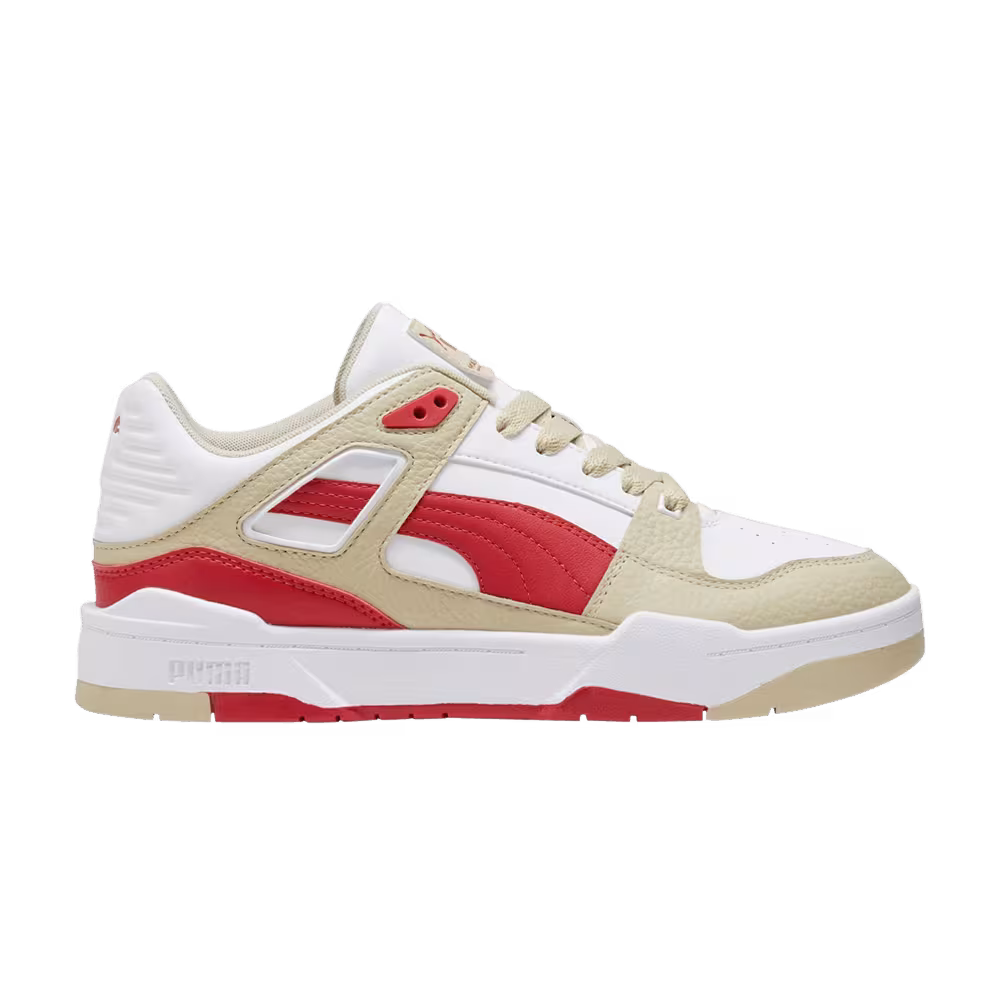 Puma Slipstream Leather White Putty Red