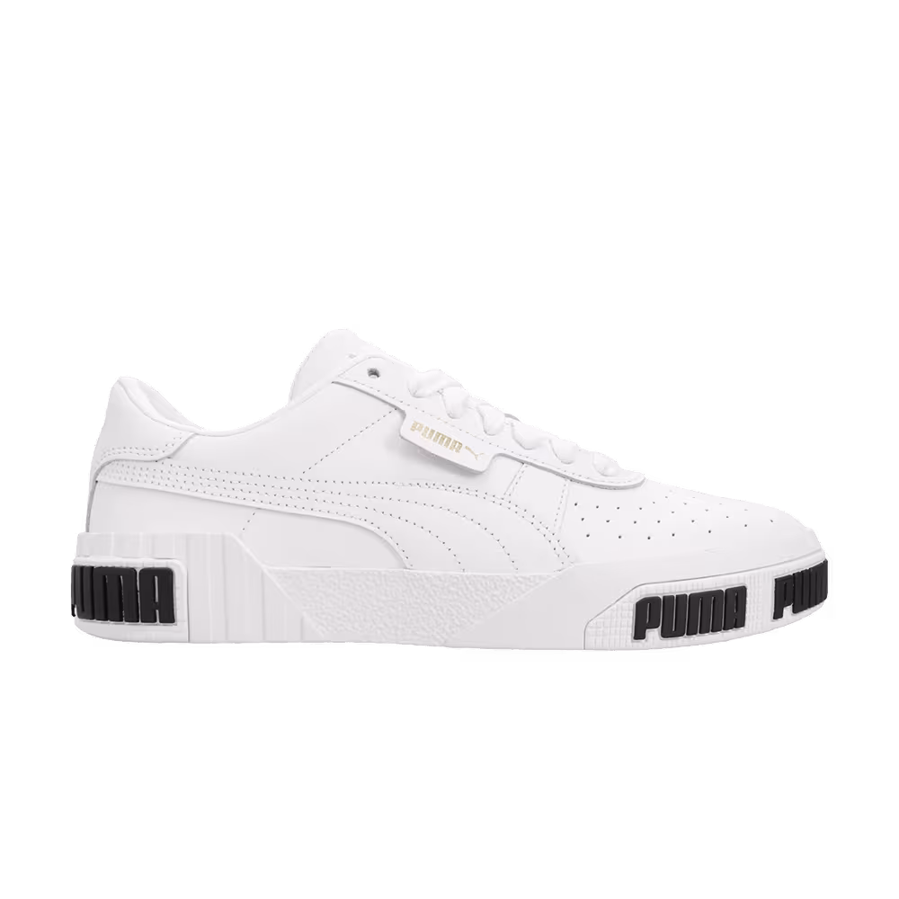 Puma Women's Cali Bold White Metallic Gold
