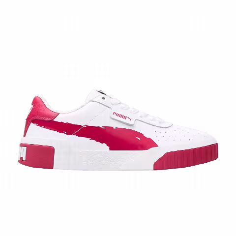 Puma Wmns Cali Brushed 'White Cerise'