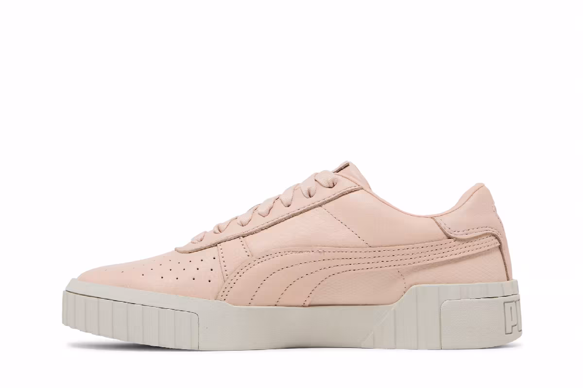 Puma Women's Cali Emboss Cream Tan, view 4