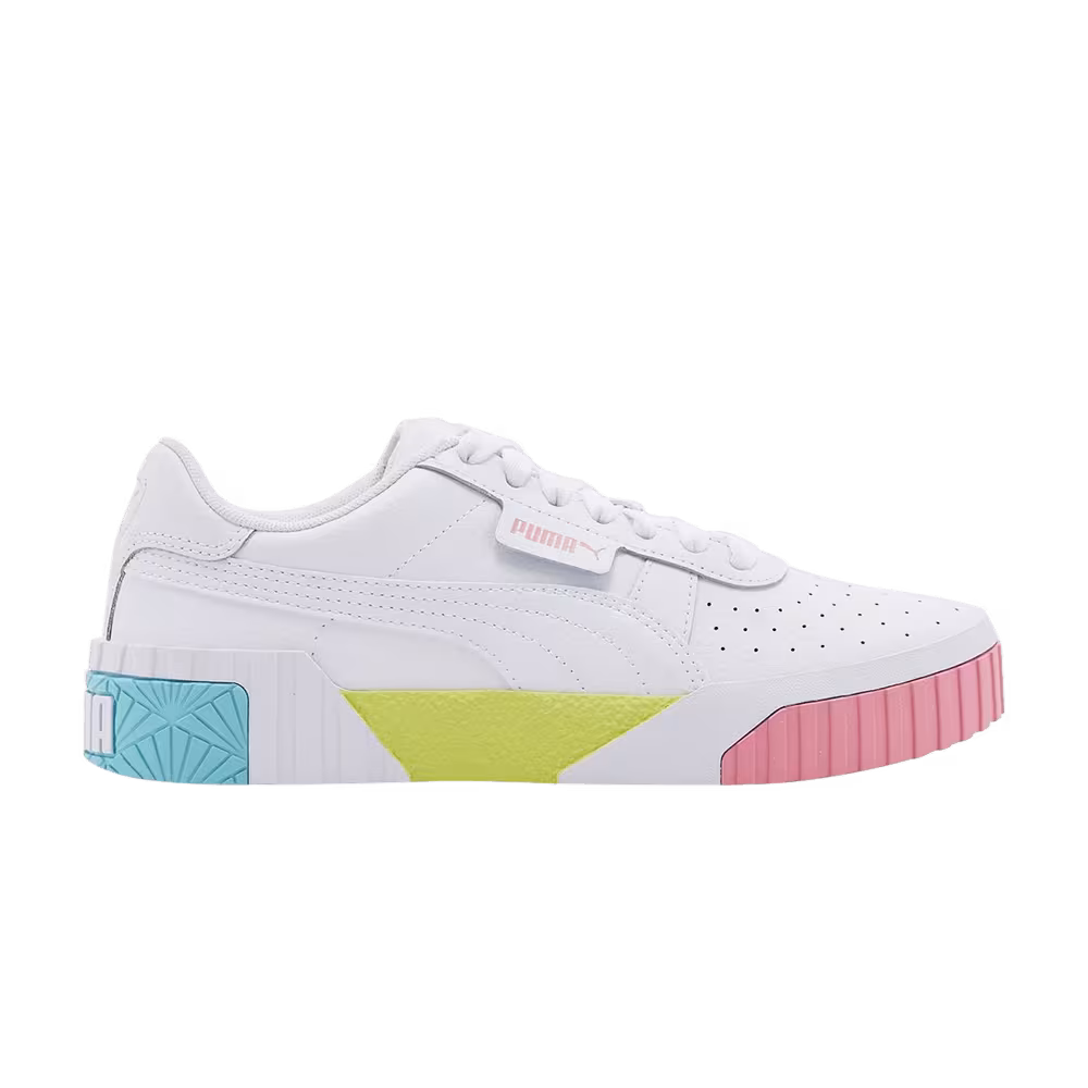 Puma Cali Platform Little Kid Summer Splash - White