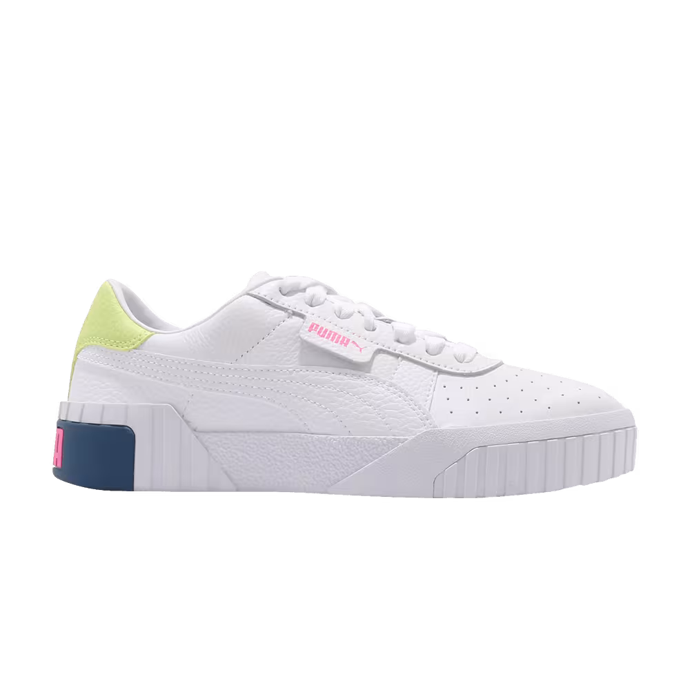 Puma Women's Cali White Luminous Pink