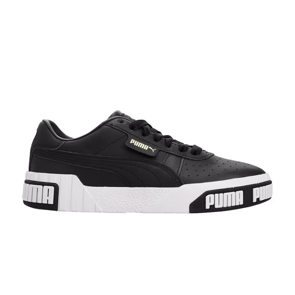 Puma Women's Cali Bold Black Metallic Gold