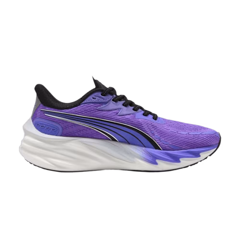 Puma Women's Velocity Nitro 4 Dark Amethyst Black