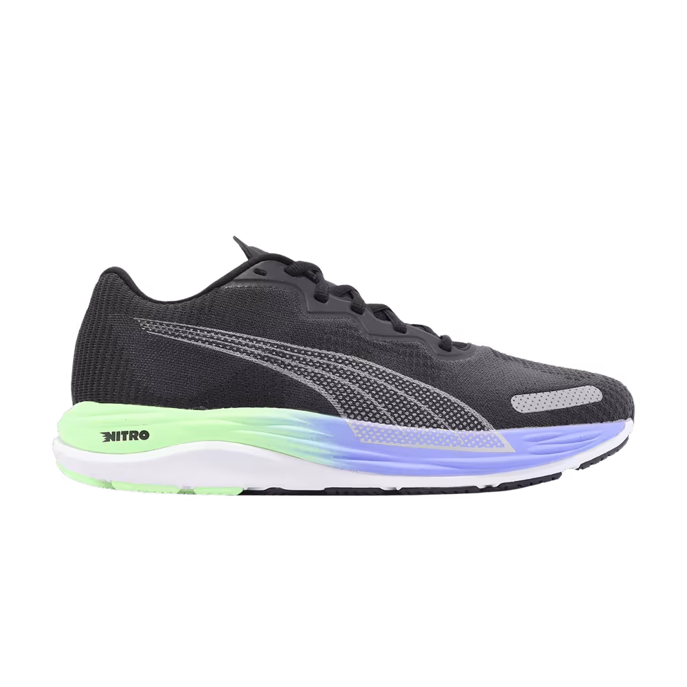 Puma Velocity Nitro 2 Fade - Black Elektro Purple