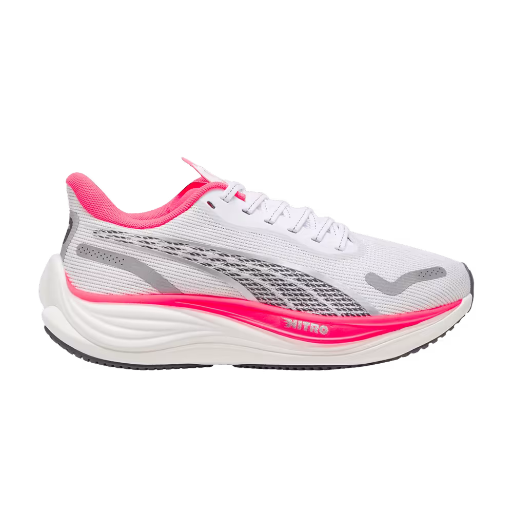 Puma Women's Velocity Nitro 3 White Sunset Glow