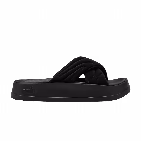 Puma Wmns Leadcat Platform Sandal 'Black Cool Dark Grey'