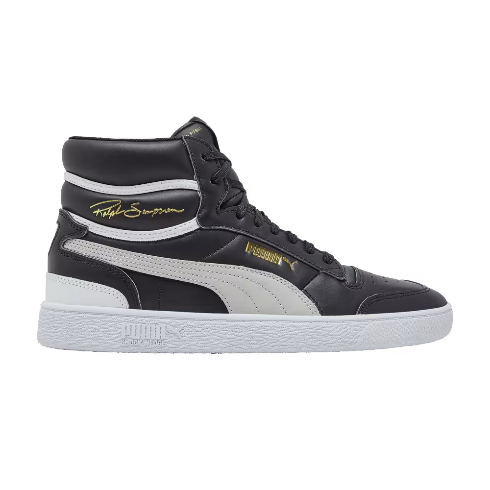 Puma Ralph Sampson Mid Black Grey Violet