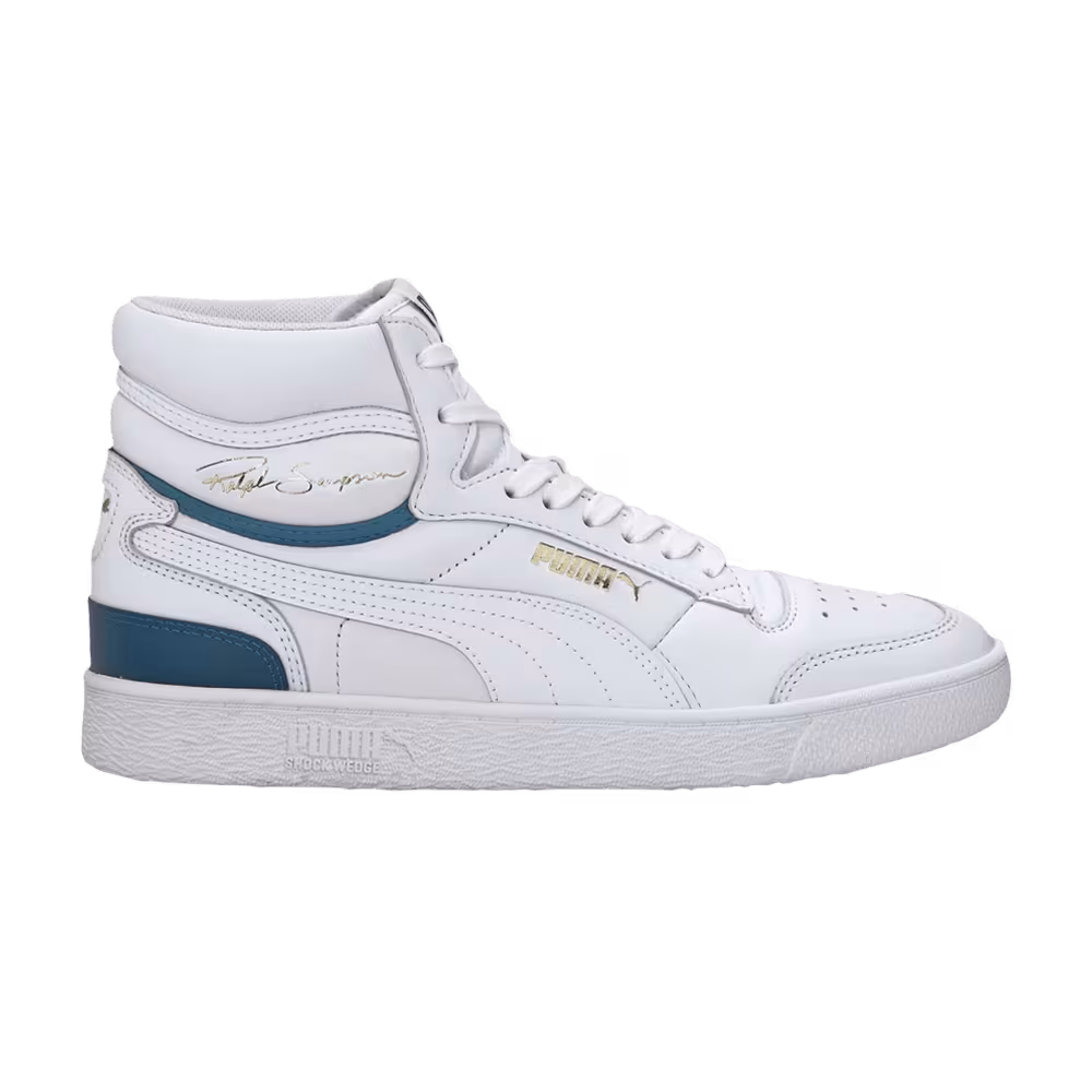 Puma Ralph Sampson Mid White Digi Blue
