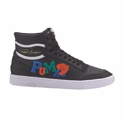 Puma Ralph Sampson Mid 'Badges - Black Grey'