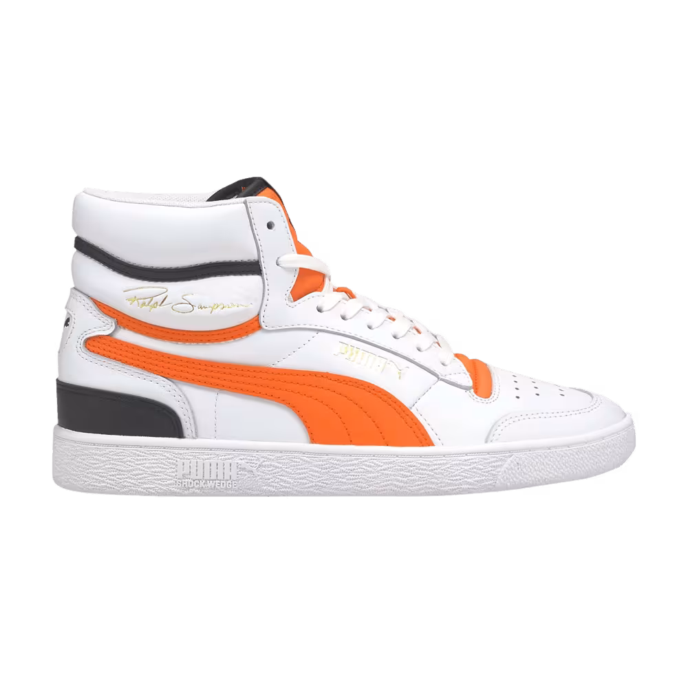Puma Ralph Sampson Mid White Carrot