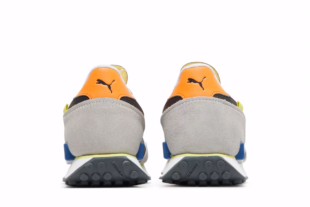Puma Future Rider Play On White Vibrant Orange, view 7