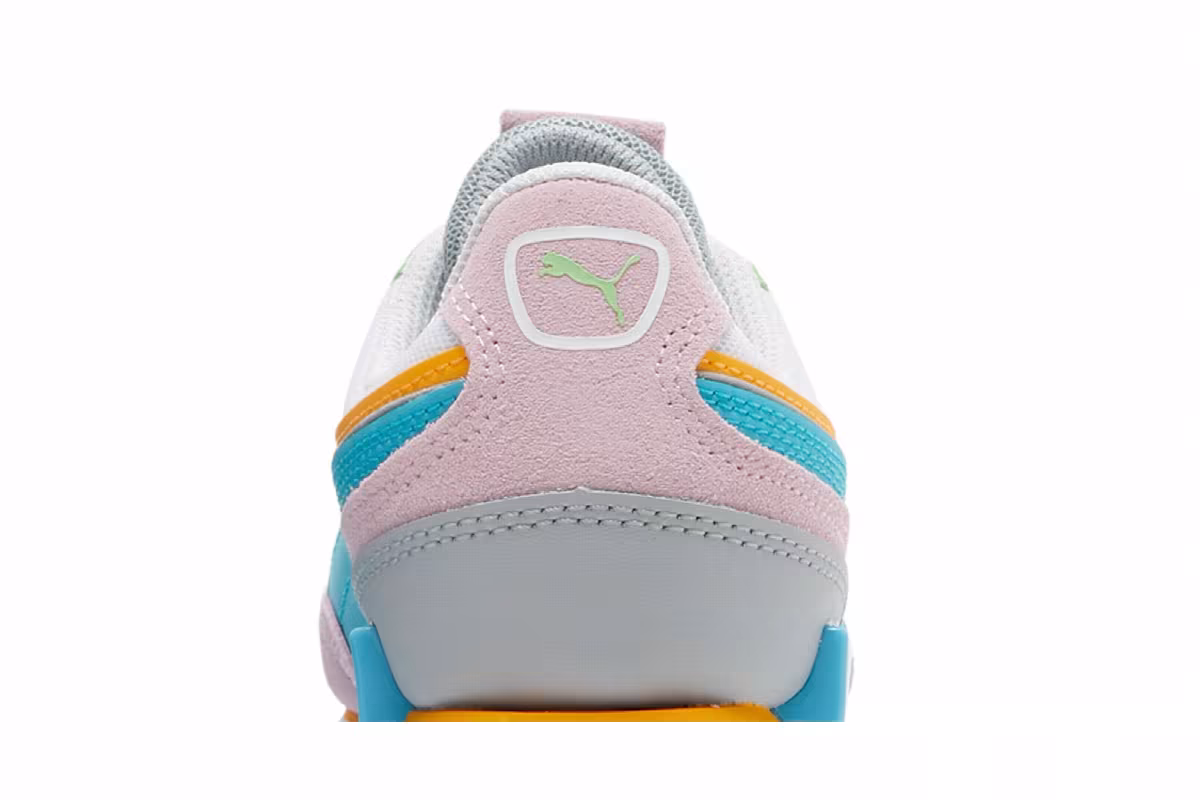 Puma Women's Future Rider Double - White Pink Lady, view 8