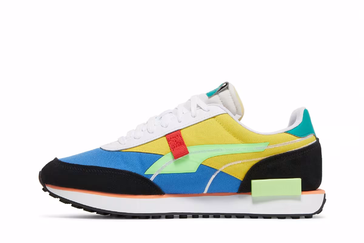 Puma Future Rider Twofold SD Pop Palace Blue Maize, view 4